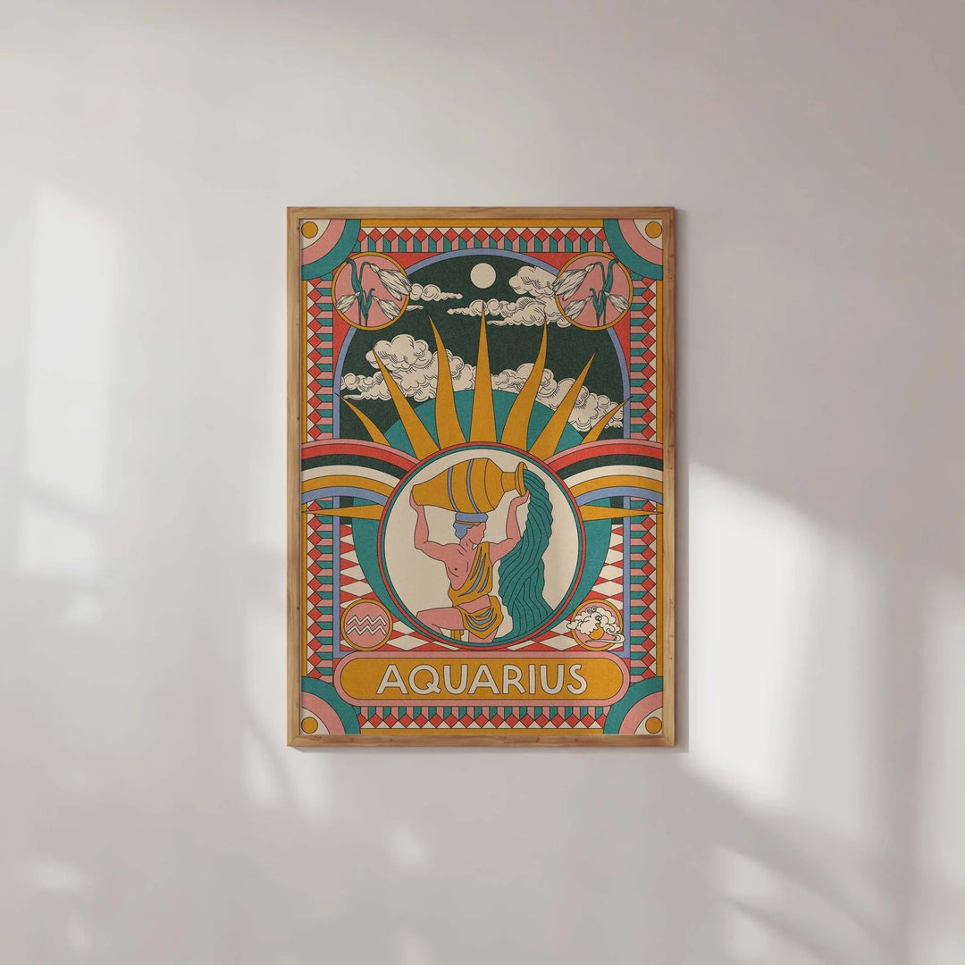 Star Sign Zodiac Art Print