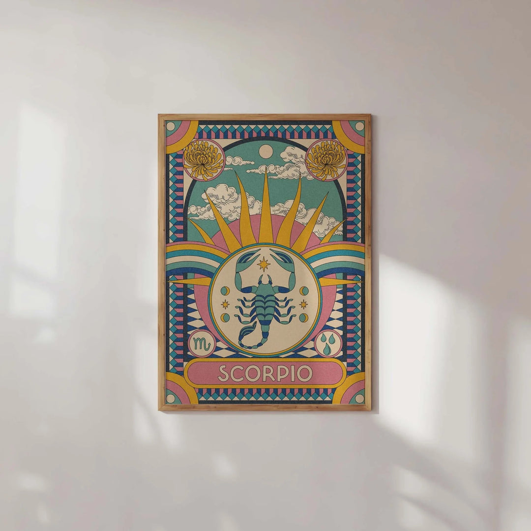 Star Sign Zodiac Art Print