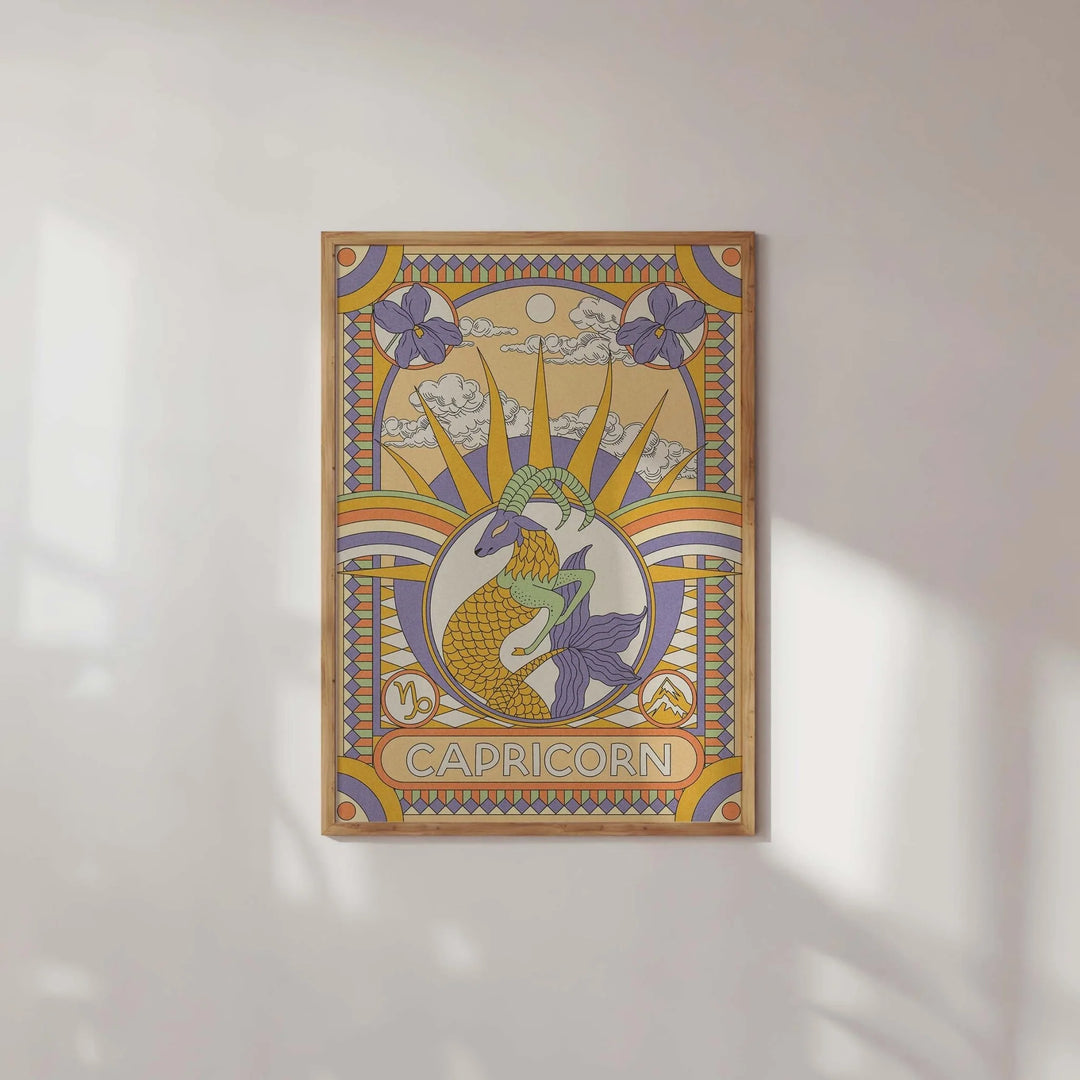 Star Sign Zodiac Art Print