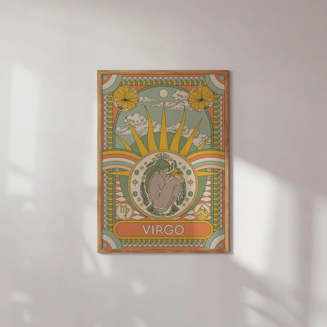 Star Sign Zodiac Art Print