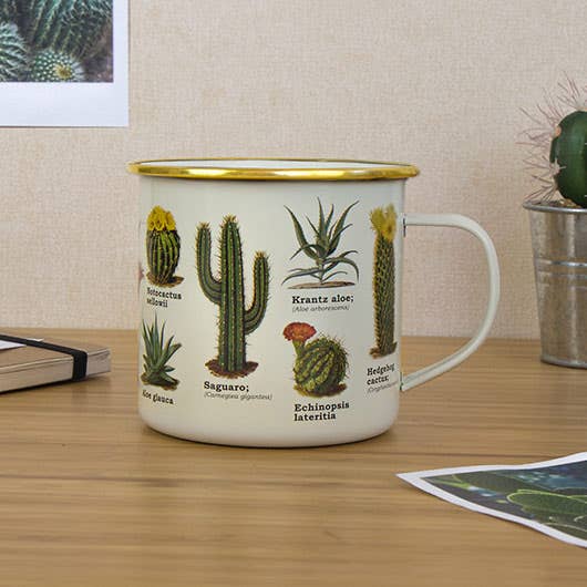 Botanical Enamel Mug